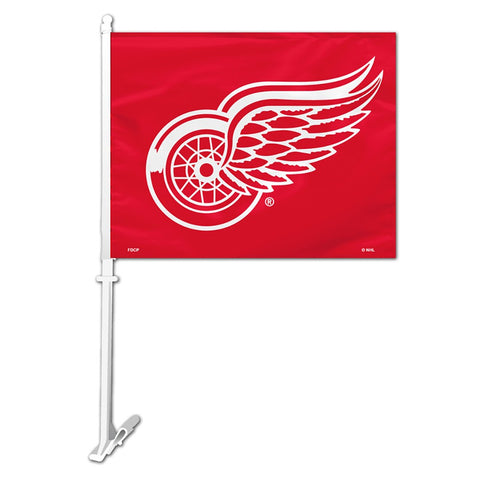 Detroit Red Wings Car Flag