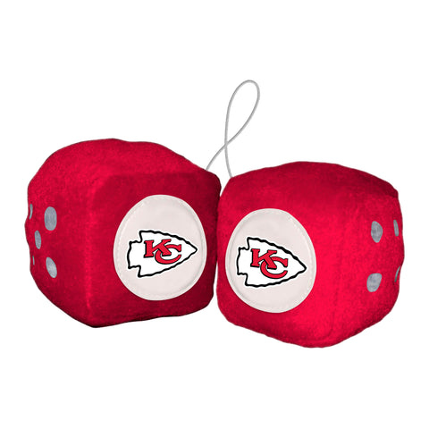 Kansas City Chiefs Fuzzy Dice