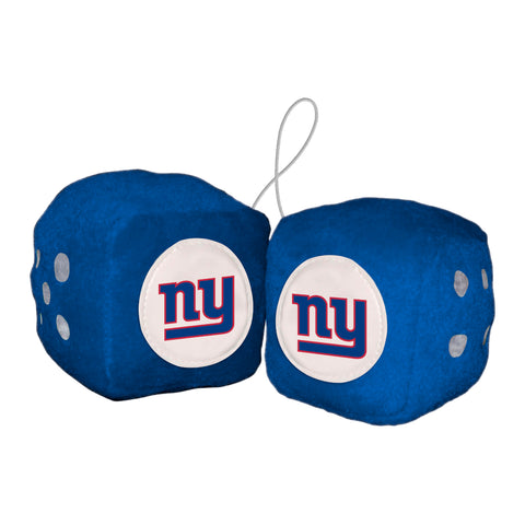 New York Giants Fuzzy Dice