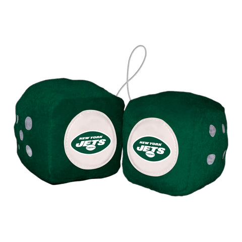New York Jets Fuzzy Dice