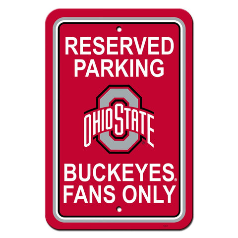 Ohio State Buckeyes Reserved Parking Sign
