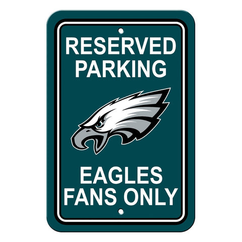 Philadelphia Eagles Reserved Parking Sign