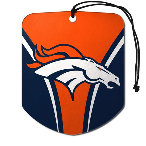 Denver Broncos 2 Pack Air Freshener - Shield
