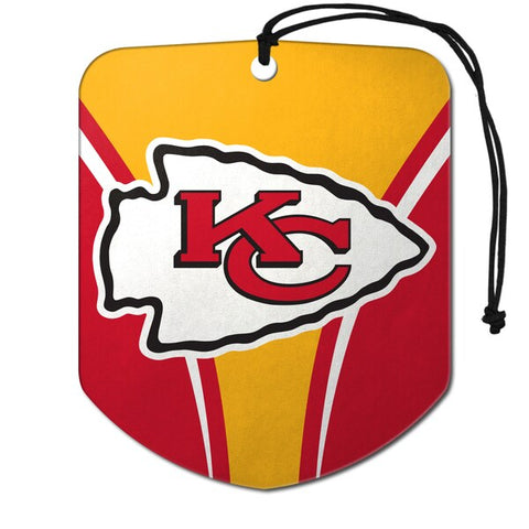 Kansas City Chiefs 2 Pack Air Freshener - Shield