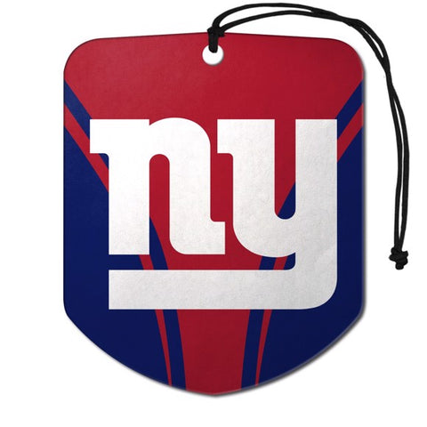 New York Giants 2 Pack Air Freshener - Shield