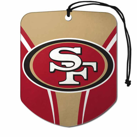 San Francisco 49ers 2 Pack Air Freshener - Shield