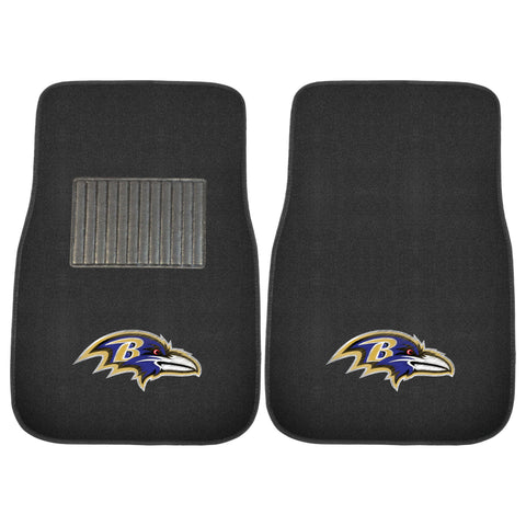 Baltimore Ravens 2 Piece Embroidered Car Mat
