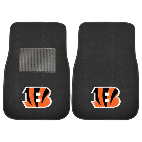 Cincinnati Bengals 2 Piece Embroidered Car Mat