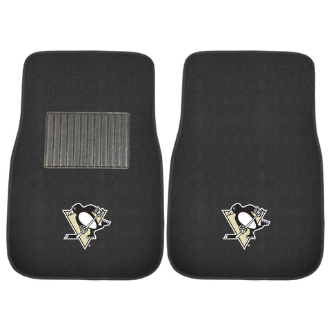 Pittsburgh Penguins 2 Piece Embroidered Car Mat