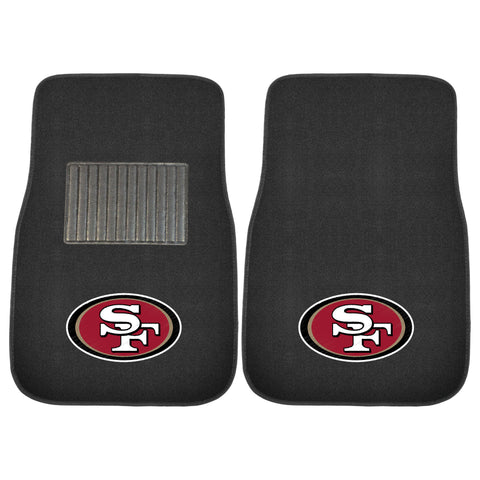San Francisco 49ers 2 Piece Embroidered Car Mat