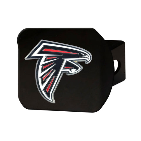 Atlanta Falcons Metal Hitch Cover - Black