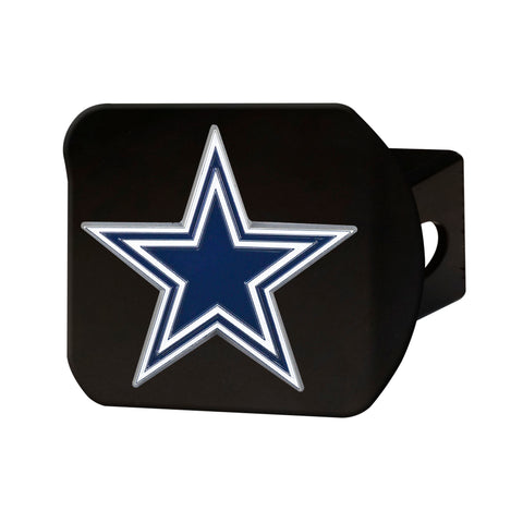 Dallas Cowboys Metal Hitch Cover - Black