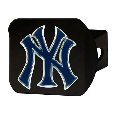 New York Yankees Metal Hitch Cover - Black