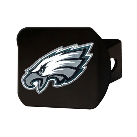Philadelphia Eagles Metal Hitch Cover - Black