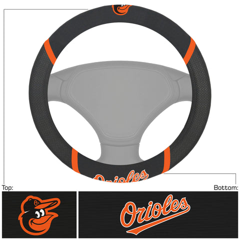 Baltimore Orioles Deluxe Steering Wheel Cover