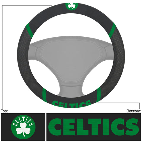 Boston Celtics Deluxe Steering Wheel Cover
