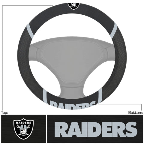 Las Vegas Raiders Deluxe Steering Wheel Cover