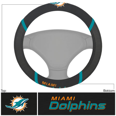 Miami Dolphins Deluxe Steering Wheel Cover
