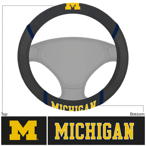 Michigan Wolverines Deluxe Steering Wheel Cover