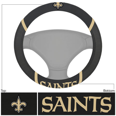 New Orleans Saints Deluxe Steering Wheel Cover