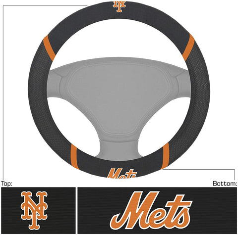 New York Mets Deluxe Steering Wheel Cover
