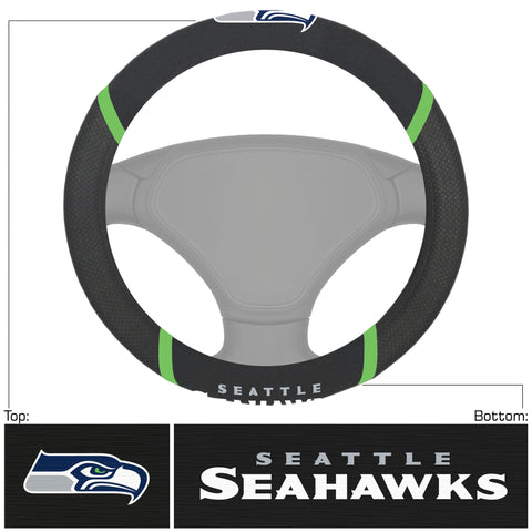 Seattle Seahawks Deluxe Steering Wheel Cover