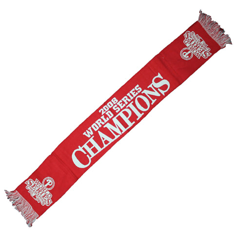 Philadelphia Phillies 2008 World Series Champions Big Logo Scarf