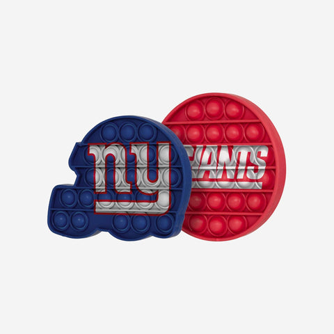 New York Giants 2 Pack Push-Itz Fidget Poppers