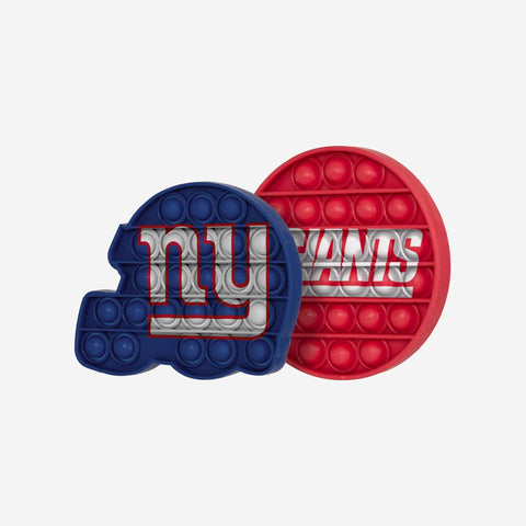 New York Giants 2 Pack Push-Itz Fidget Poppers