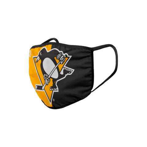Pittsburgh Penguins Solid Big Logo Face Cover Mask