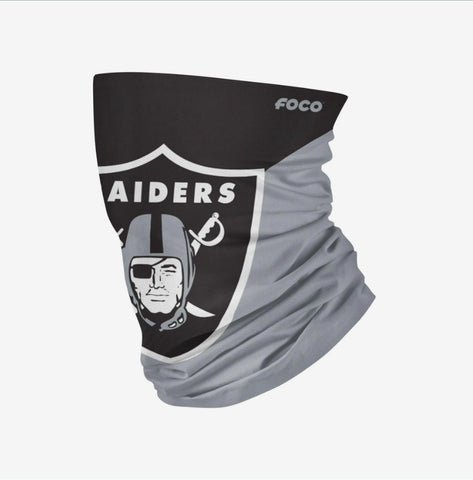 Las Vegas Raiders Colorblock Big Logo Gaiter Scarf