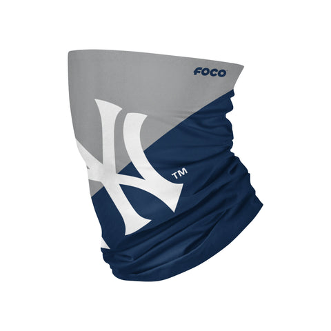 New York Yankees Colorblock Big Logo Gaiter Scarf