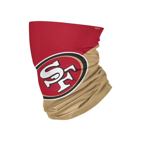 San Francisco 49ers Colorblock Big Logo Gaiter Scarf