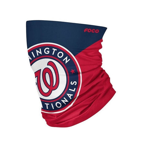 Washington Nationals Colorblock Big Logo Gaiter Scarf