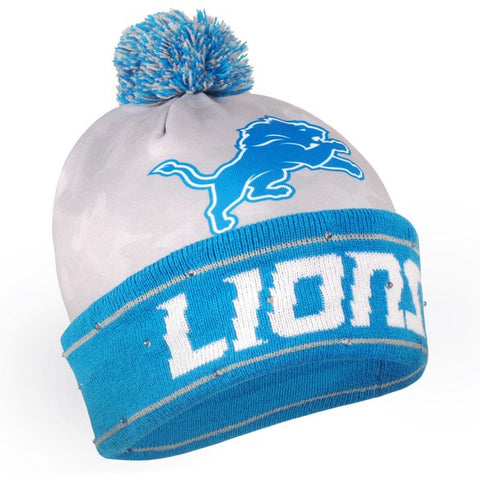 Detroit Lions Camouflage Light Up Knit Beanie