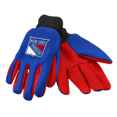 New York Rangers Colored Palm Sport Utility Glove