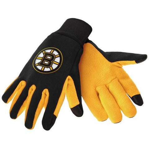Boston Bruins Color Texting Gloves