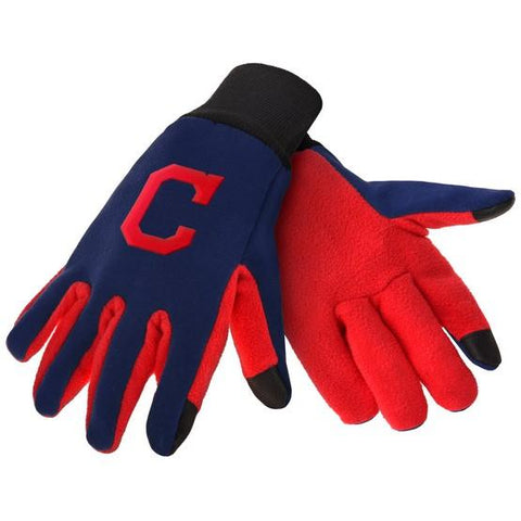 Cleveland Indians Color Texting Gloves