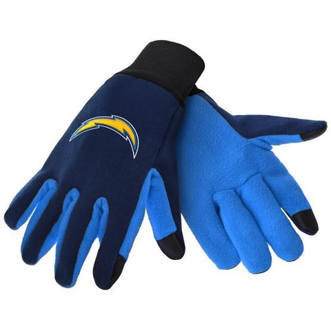 Los Angeles Chargers Color Texting Gloves