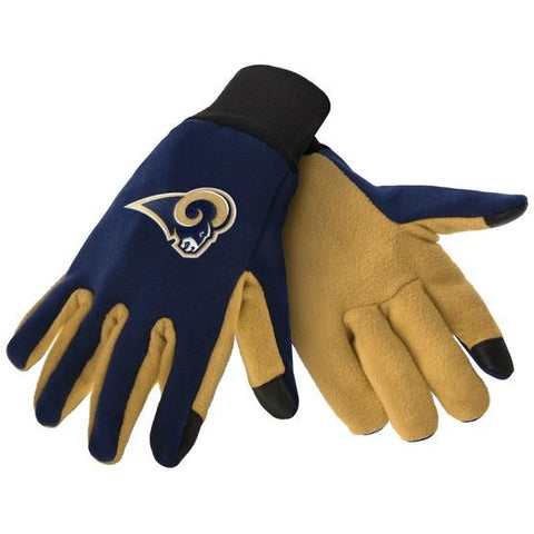 Los Angeles Rams Color Texting Gloves