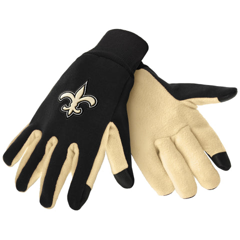 New Orleans Saints Color Texting Gloves