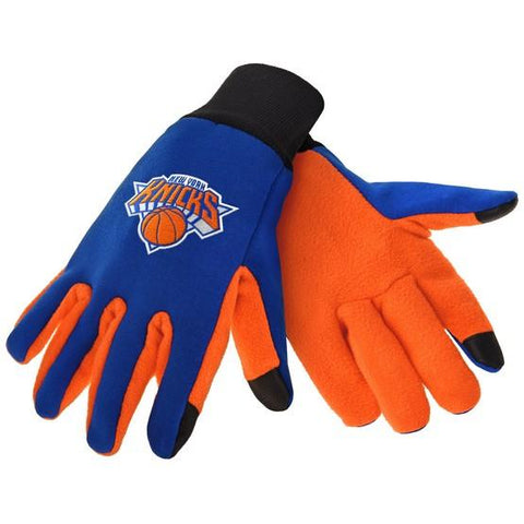 New York Knicks Color Texting Gloves