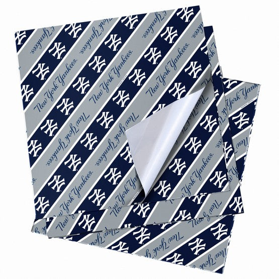 New York Yankees Folded Wrapping Paper Fan Treasures