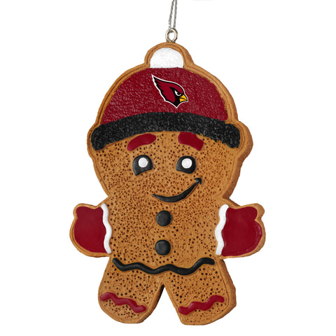 Arizona Cardinals Gingerbread Man Ornament