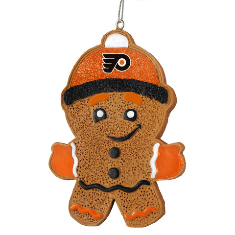 Philadelphia Flyers Gingerbread Man Ornament