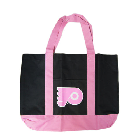 Philadelphia Flyers Large Pink/ Black Tote