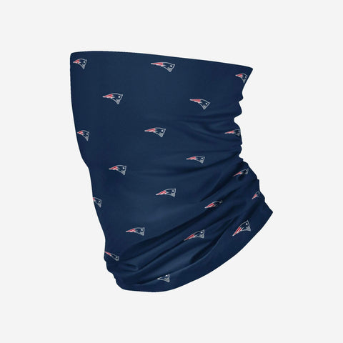 New England Patriots Mini Print Repeat Logo Gaiter Scarf