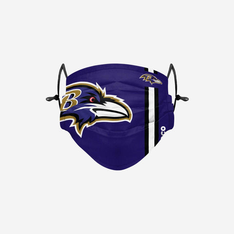Baltimore Ravens On-Field Sideline Big Logo Adjustable Face Cover