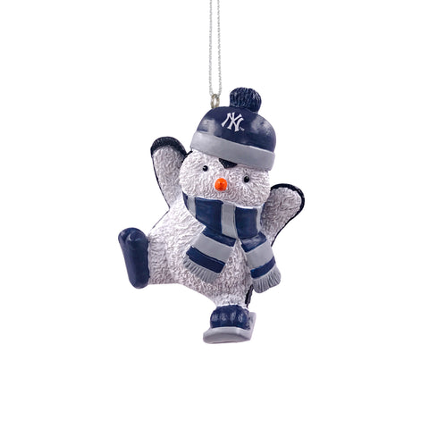 New York Yankees Penguin Snowboarding Ornament