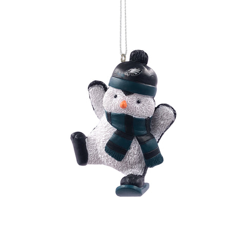 Philadelphia Eagles Penguin Snowboarding Ornament